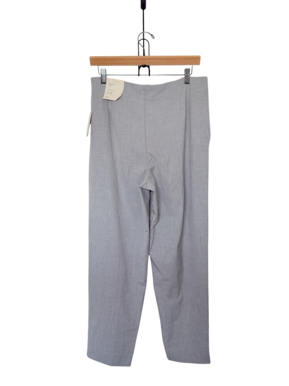 A New Day 10R Gray Stretch Tapered Leg Office Casual Quiet Luxury Pants NWT - Picture 2 of 9